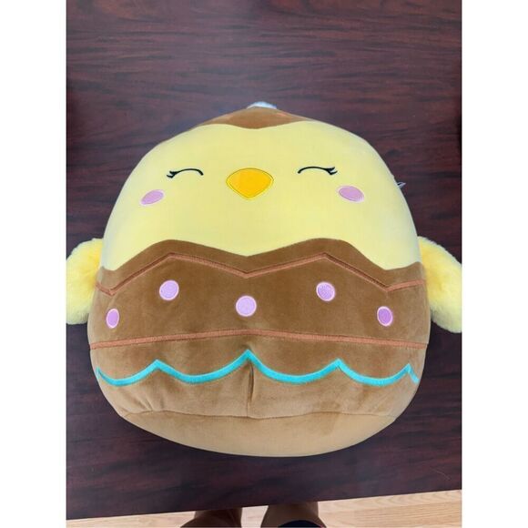 NWT Aimee Easter Yellow Chick Squishmallows 16 Inch Plush - Picture 1 of 6